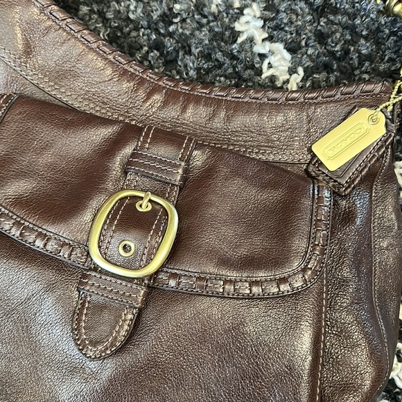 Coach Dillan shoulder bag brown leather 15435 - Picture 2 of 11
